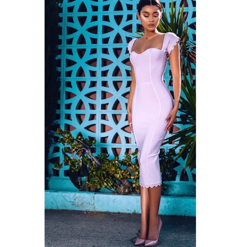 House of CB Lilac Midi Dress